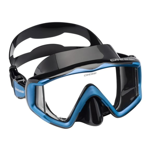 Visor Cressi Máscara Adulto Liberty Triside Spe Negro/Azul