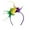 Multicolour, variant on Elegant Carnival Feather and Floral Headpiece for Women European Style Bridal Party Hair Accessories