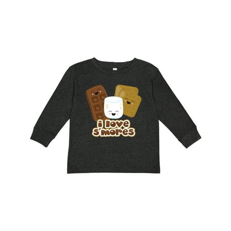 

Inktastic I Love S Mores Gift Toddler Boy or Toddler Girl Long Sleeve T-Shirt