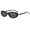 Black Frame Gray Piece, variant on Retro Cat-Eye Black Foldable Sunglasses European and American Ins Style for Square and Round Faces, High-End Fashionable Sunglasses for Trendy Girls, Versatile and Stylish