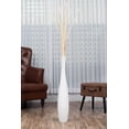 thumbnail image 7 of Leewadee White Wood Floor Vase - 34 inch Large Indoor Decorative Accent for Dried Flowers, 7 of 7