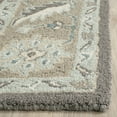 thumbnail image 3 of SAFAVIEH Blossom Shevon Oriental Wool Area Rug, Dark Grey/Light Brown, 5' x 8', 3 of 6