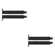 thumbnail image 3 of Eigraketly Muñequera elástica Peso óptimo Fitness Correa acolchada para el pulgar Soporte de mano de potencia Banda Correas de alivio Muñequeras Negro Negro 2piezas Eigraketly  CBP504398, 3 of 6