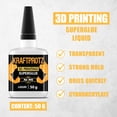 thumbnail image 3 of Impresora 3D delgada Super Glue KRAFTPROTZ de 52 ml para PLA, ABS, PETG, 3 of 5