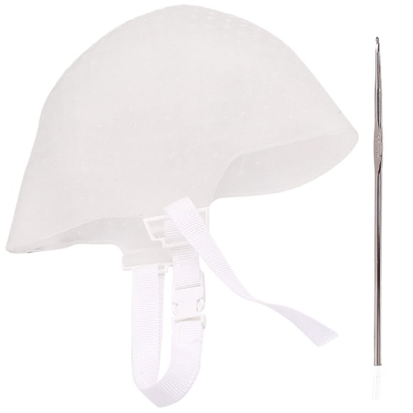 OUNONA 2 Sets Hair Highlighting Cap Hair Dyeing Tools With Hook For Easy Application Fit For Users
