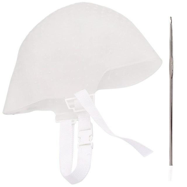 OUNONA 2 Sets Hair Highlighting Cap Hair Dyeing Tools With Hook For Easy Application Fit For Users
