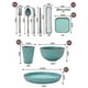 thumbnail image 2 of Unbreakable Dinnerware Sets Camping Plates And Bowls Set Plastic Picnic Dinner Sets, 2 of 5