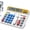 Blue, variant on Desktop Calculator with Extra Large 5-Inch LCD Display, 12-Digit Two Way Power Solar & Battery Office Calculator with Big Buttons for Business, Accounting & Home Use(White)