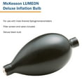 thumbnail image 4 of McKesson LUMEON Deluxe Blood Pressure inflation Bulb, Black - for use with Clock Face Aneroid Sphygmomanometers, 1 Ct, 4 of 4