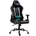 thumbnail image 1 of HD8000 Series Gaming Chair With Massage Lumbar Pillow White, 1 of 10