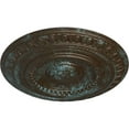 thumbnail image 3 of Ekena Millwork 15 3/4"OD x 1 3/8"P Artis Ceiling Medallion (Fits Canopies up to 6 7/8"), Hand-Painted Bronze Blue Patina, 3 of 5