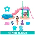 thumbnail image 4 of Gabby’s Dollhouse, Pool Playset with Figures and Accessories, 4 of 11