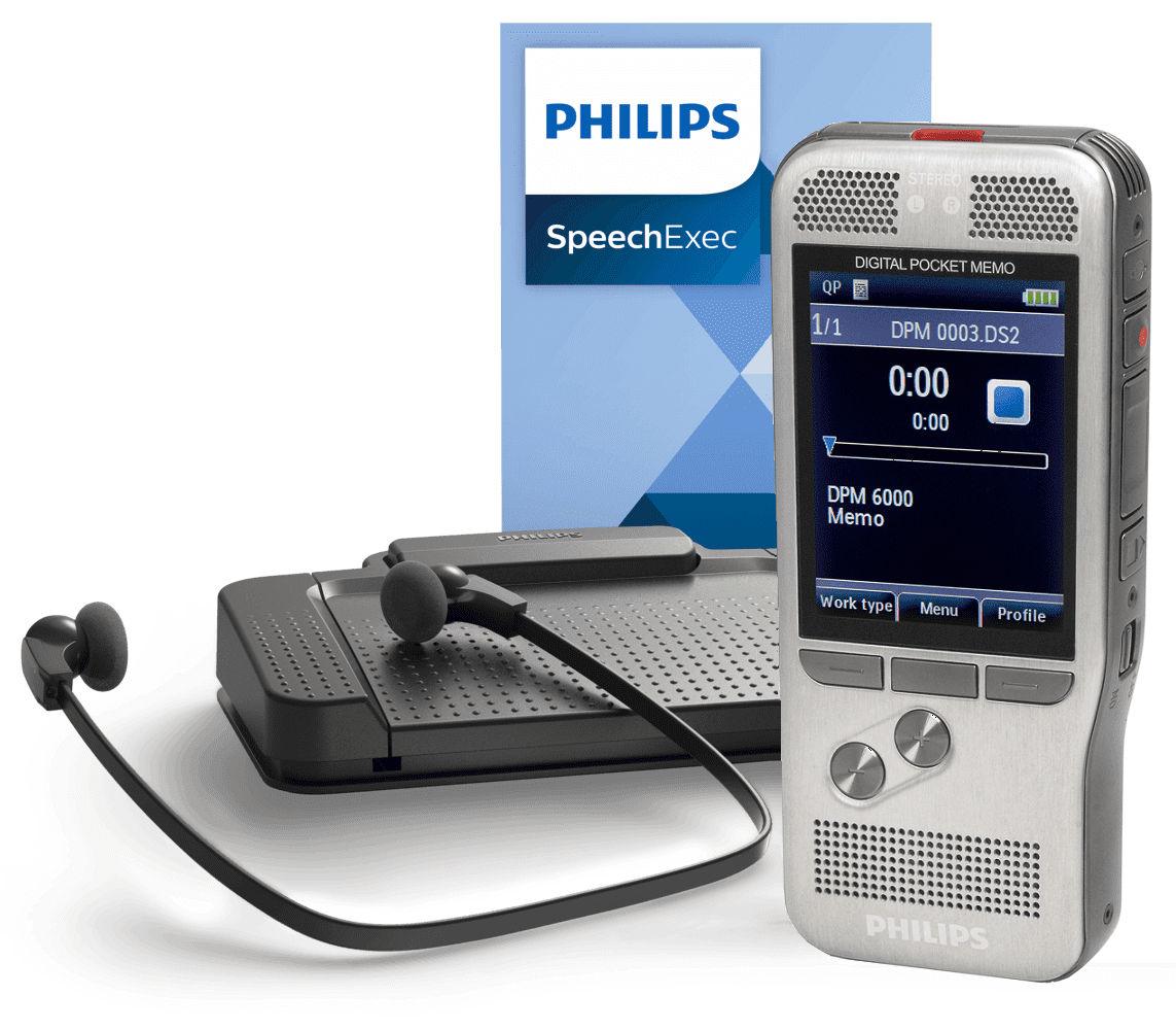 Philips Pocket Memo 6700 Digital Dictation and Transcription Set