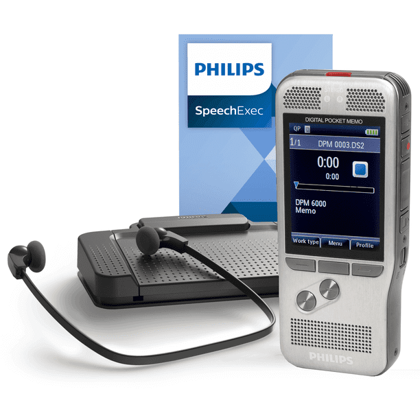 Philips Pocket Memo 6700 Digital Dictation and Transcription Set ...