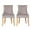 Cream Fabric, variant on Homy Casa Set of 4 Modern Dining Chairs Upholstered Side Chairs with Ergonomic Curved Back and Durable Metal Legs for Dining Table Kitchen and Apartment