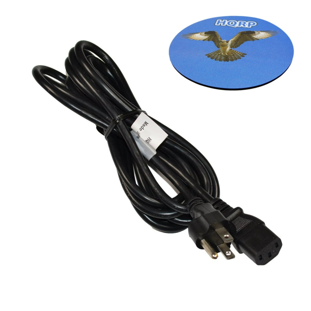 HQRP 10ft AC Power Cord for KRK Rokit 5 6 8 RP5G2 RP6G2 RPG2 RP8G2 VXT8