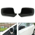 thumbnail image 2 of Pair Mirror Cover Cap Black For BMW E46 E65 E66 745i 750i 51167074236+51167074235, 2 of 10