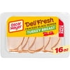 Oscar Mayer Deli Fresh Cracked Black Pepper Sliced Turkey Breast Deli Lunch Meat Family Size, 16 oz Package