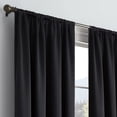 thumbnail image 4 of Eclipse Solid Thermapanel Room Darkening Rod Pocket 54 x 84 Panel in Black, 4 of 8