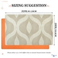 thumbnail image 6 of Yayeee Doormat for Indoor Entrance 32" x 20" Non Slippery Floor Rug, Light Brown Pattern, 6 of 8