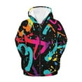 thumbnail image 3 of POLERO 6-7 Years Boys Zip Up Hoodies Kids Color Graffiti Graphic Hooded Sweatshirt with Pockets Casual Winter Jackets, 3 of 7