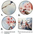 thumbnail image 3 of Designart "Sumi Bird Asian Painting IV" Asian Floater Framed Canvas Wall Art, 3 of 7