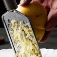thumbnail image 2 of 1pc Lemon Grater, Multi-purpose Stainless Steel Sharp Vegetable Fruit Tool, Cheese Shavings Planer Kitchen Accessories, 2 of 4