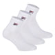 thumbnail image 1 of FILA Calcetines de Cuarto de Milla Unisex, 3 pares - Calcetines cortos, Sport, Logotipo Cintura, uni, 35-46 Blanco EU 43-46, 1 of 3
