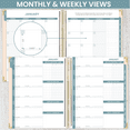 thumbnail image 4 of Bloom Daily Planners 7"x9" Undated Chronic Illness Planner & Appointment Book, Multicolor, 100 Pages, 4 of 31