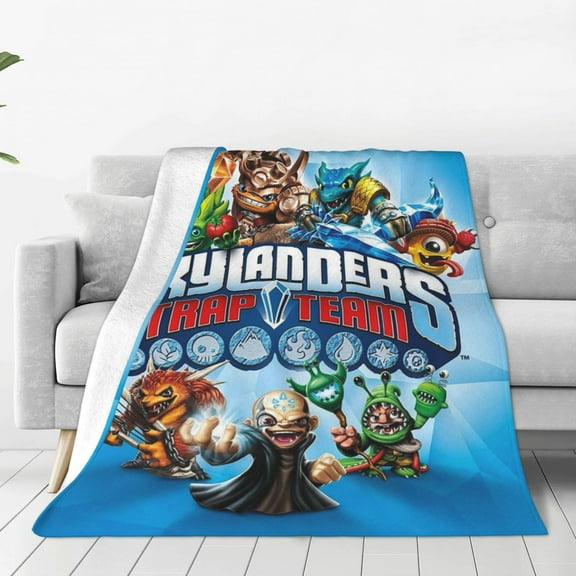 Skylanders Ultra-Soft Micro Fleece Blanket Cozy Blanket Thick Warm Plush Throw Blanket Sofa Cushion