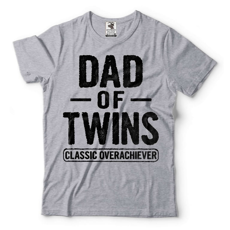 Mens Dad T-shirt Dad Of Twins Shirt Father's Day Shirt Father Of