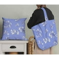thumbnail image 5 of Soimoi Polyester Fleece Blue Fabric By the Yard - 56 Inch Wide - Leaves Pattern Fabric - Botanical and Elegant Designs for Various Uses Printed Fabric, 5 of 6