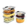 thumbnail image 2 of Rubbermaid Brilliance Glass Round & Rectangle Leak-Proof 10-Piece Set Food Storage Containers, 2 of 2