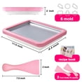 thumbnail image 5 of ROEDEER Máquina para hacer helados enrollados, placa para hacer rollos de helado con 2 espátulas, máquinas de helado enrolladas instantáneas para helado DIY, incluye libro de recetas, regalos divertid, 5 of 5