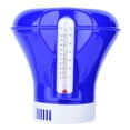 thumbnail image 1 of Pool Chemical Dispenser with Thermometer Floating Chlorine Tablets Dispenser Spa Chemical Dispenser for Outdoor Indoor, 1 of 8