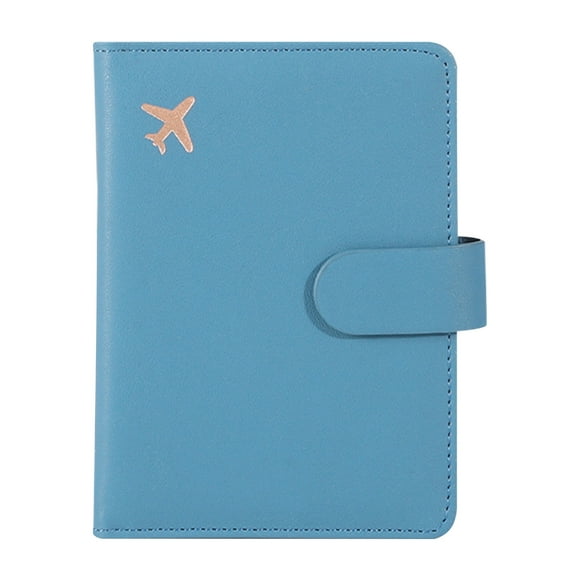 Leather Passport Bag With Multiple Card Slots And Multi-functional Document Protector