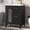 Black, variant on Montary 20" White Bathroom Vanity Cabinet with Sink - Two-Tier Adjustable Shelves, Solid Wood/MDF
