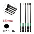 thumbnail image 4 of 1/4inch Hexagon Screwdriver Bit Quick Change Driver Power Drill Length 150mm, 4 of 6