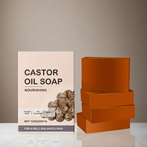 Kokovifyves Castor Oil Soap Nourishes The Hair Deodorizes The Body Removes Dirt and Oil Smooths The and Emits A Refreshing 120g