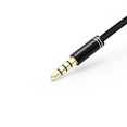 thumbnail image 5 of Cable de conversión de micrófono con división de audio de 3,5 mm de metal de un minuto y dos con micrófono para transmisión en vivo, cable adaptador de micrófono para auriculares de karaoke para, 5 of 5