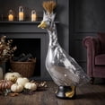 thumbnail image 4 of AZXY Porch Goose Outfit, Fits 23 Inch Porch Goose Statue, Goose Costume, Goose Clothes for Cement Plastic Goose, Duck Goose Clothing, Outdoor Sculpture Decor for Yard Patio Front Porch Garden, 4 of 7