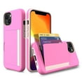 thumbnail image 1 of Rome Tech Shockproof Wallet Cell Phone Case for iPhone 13, Pink, 1 of 6