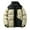 Khaki#A, variant on Txeol Men's Puffer Jacket Warm Stand Collar Zip Up Jackets Thickened Winter Bubble Coat with Pockets 2025,Army Green,S