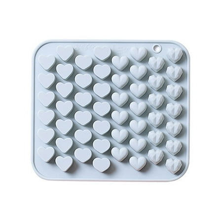

52 Holes Pudding Moulds Chocolate DIY Baking Gadget Heart Shapes for Cake Baking