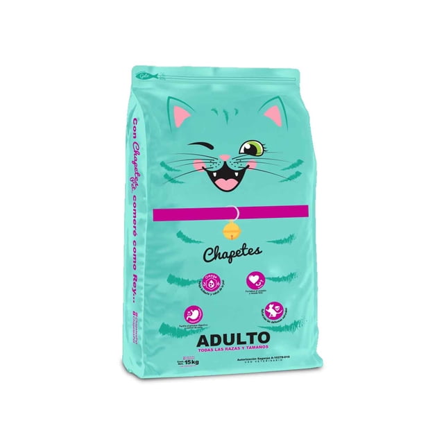 Alimento para gato Chapetes adulto todas las razas y tamaños 15kg
