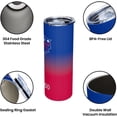 thumbnail image 3 of Buffalo EST 1960 Tumblers 20oz Straight Skinny Car Cups Sports Travel Coffee Mug, Stainless Steel, Insulated,Classic Collection Gifts for Men Women Fans., 3 of 7