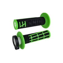 Odi H36E2BN Emig 2.0 Racing V2 Lock-On Grips - Black/Green