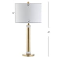 thumbnail image 5 of JONATHAN Y Gregory 27" Metal/Marble LED Table Lamp, Gold/White, JYL1087A, 5 of 8