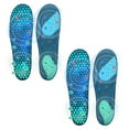 thumbnail image 1 of Visland 2 Pairs Acupressure Insoles Breathable Ice Silk Pain Relief Shoes Inserts Anti-slip Shock Absorbing Men Women Orthopedic Cushioning Massage Foot Pads, 1 of 7