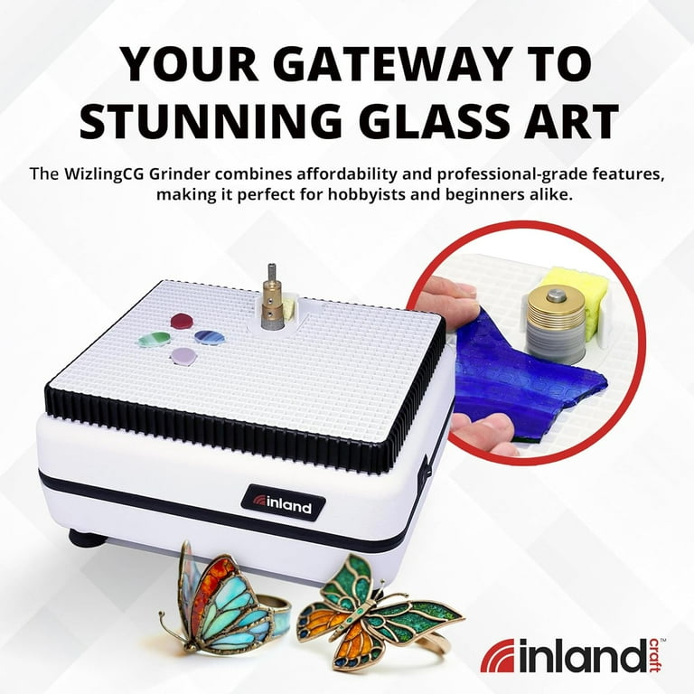 Inland Craft Wiz Glass Grinder | Stained Glass Grinding Shaping